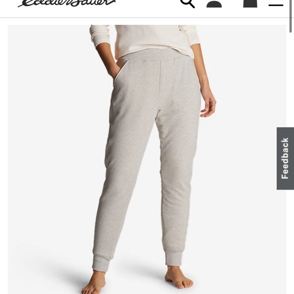 Eddie Bauer Snow Lodge Faux Shearling-Lined Jogger Pants - Picture 1 of 5